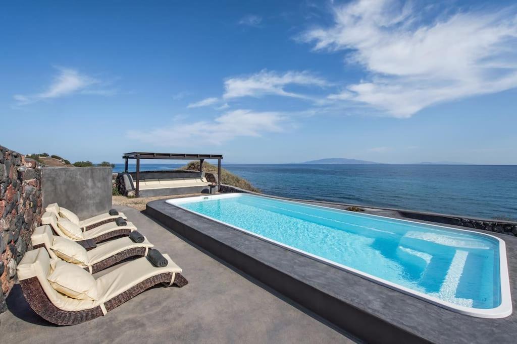 Ramni House: Private Villa With Pool By The Sea 伊亚 外观 照片