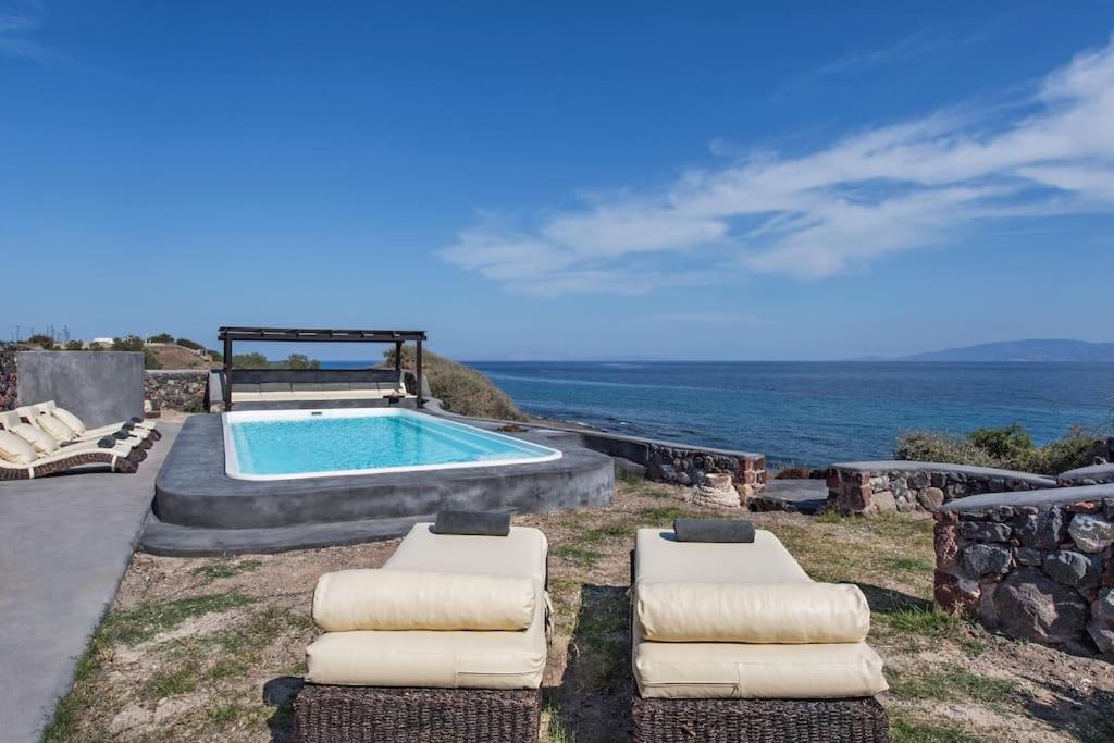 Ramni House: Private Villa With Pool By The Sea 伊亚 外观 照片